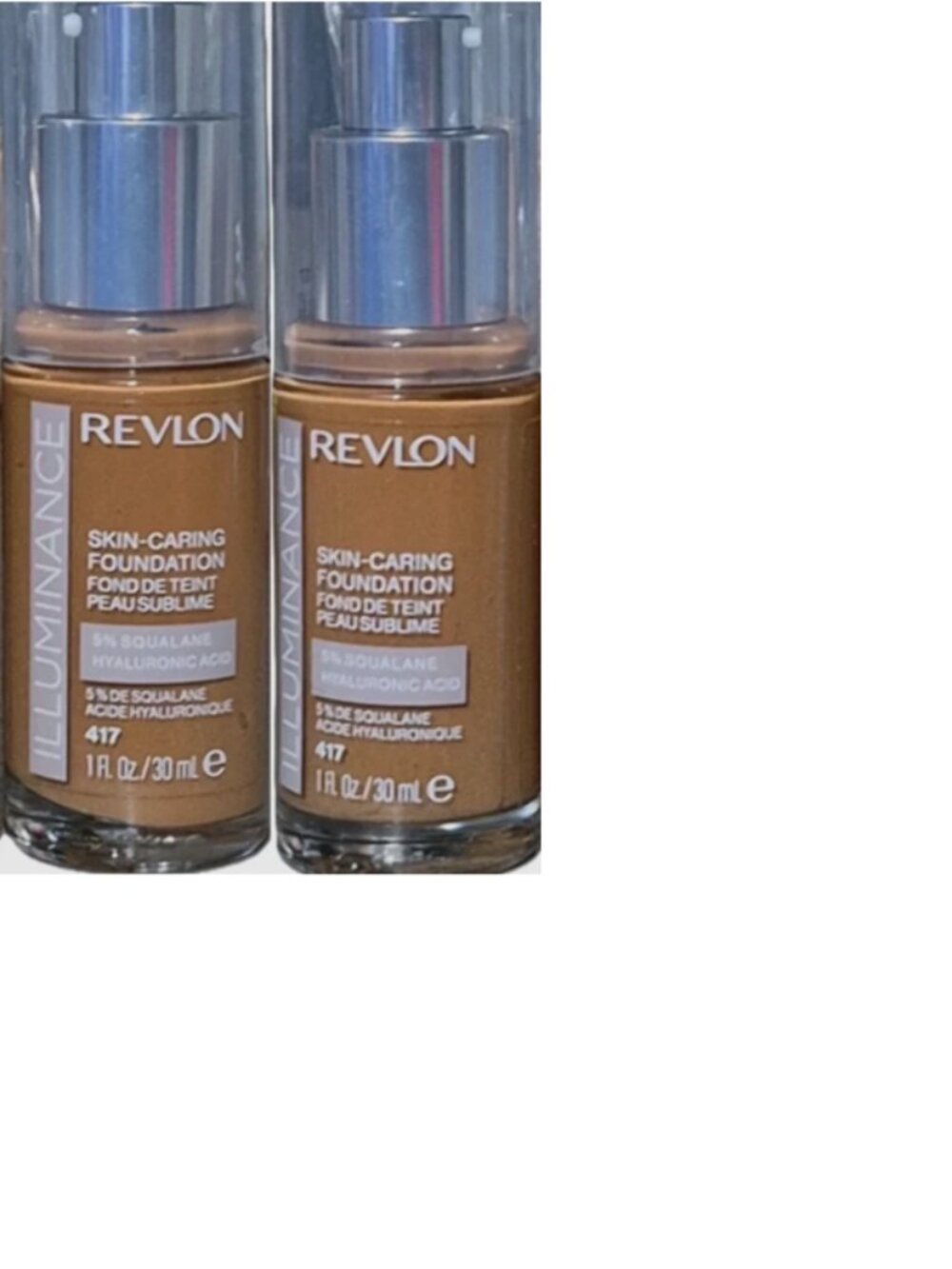 Revlon Illuminance Skin-Caring Foundation #417 30mL 2PK